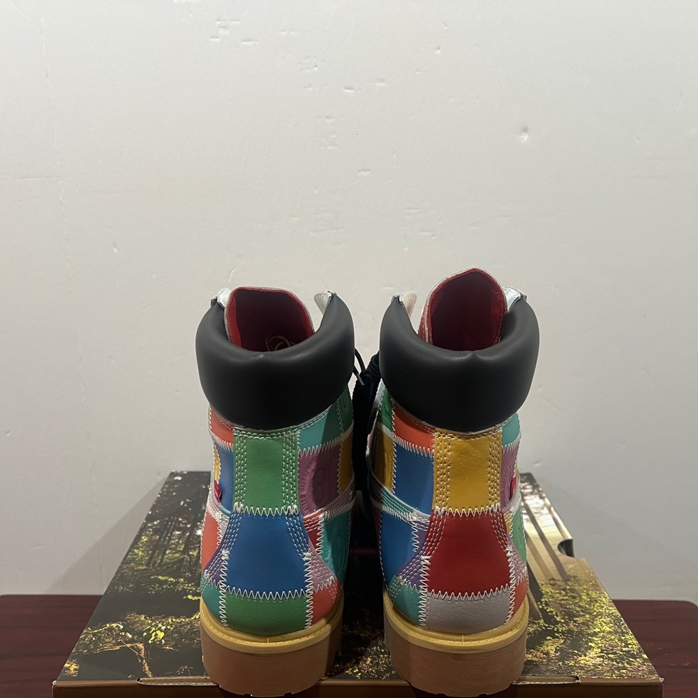 Timberland x Supreme, Mid Lace Waterproof Boot, TB 0A5TBZA6B, Patchwork - Picture 10 of 16